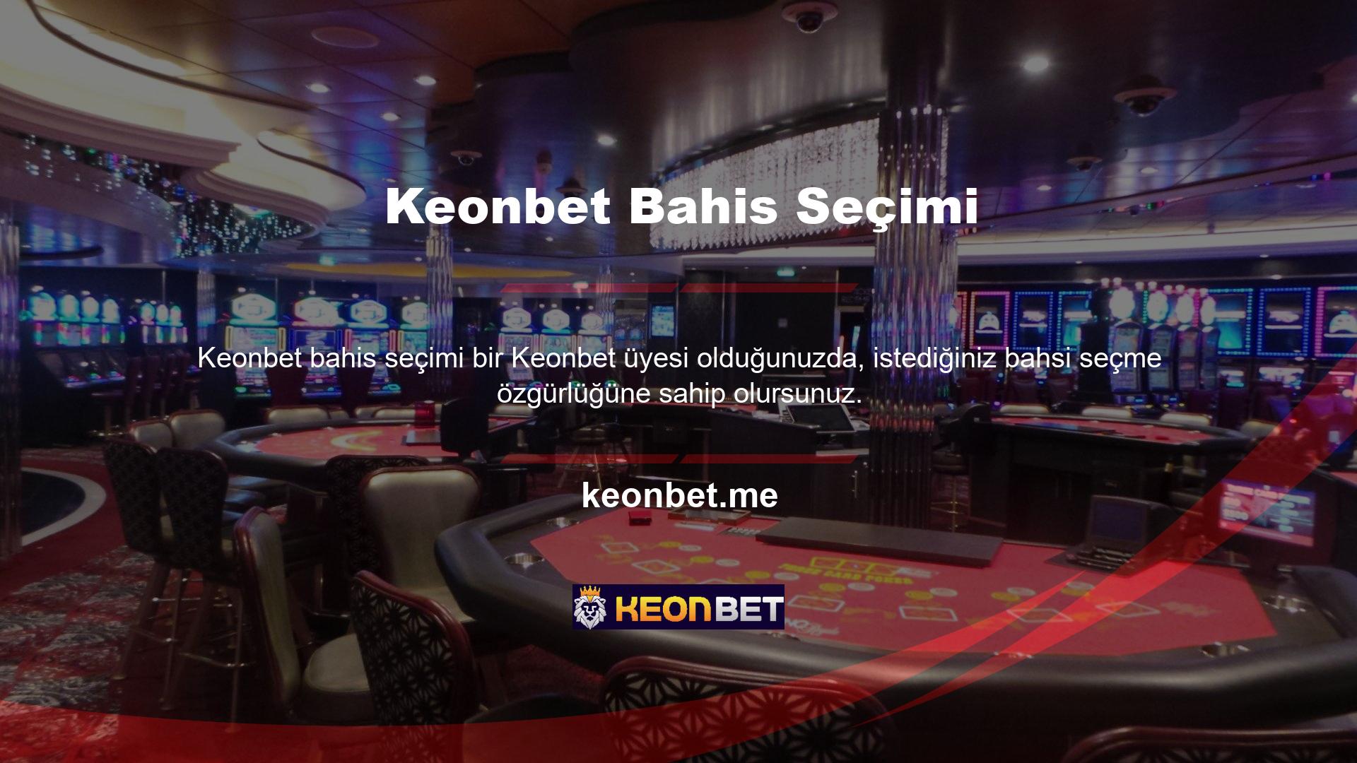 Ve tahmin et ne oldu? İnternette bahis yapmak, işinizi yapmanızı çok kolaylaştırıyor! Bahis sitesi Keonbet üyelerini oyun seçenekleriyle tatmin etmek için tüm bahis seçeneklerinin spor bahis bölümüne dahil edilmiştir